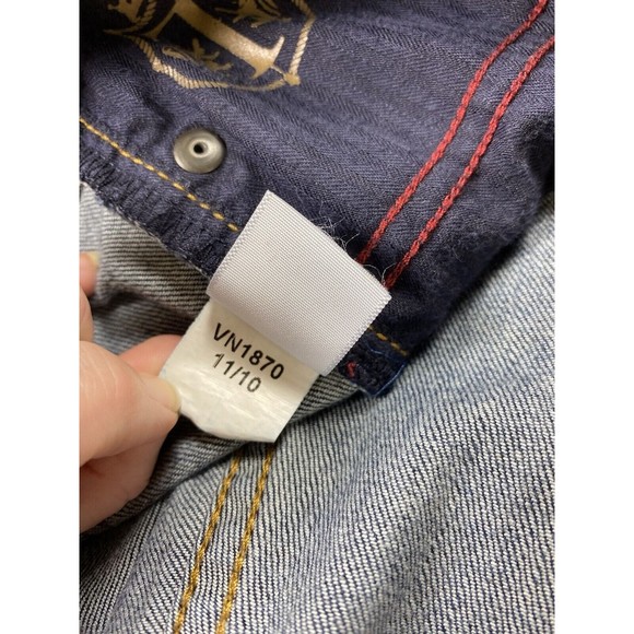 Talbots Signature Boot 14/32 Dark Denim Wash Bootcut - Picture 9 of 11